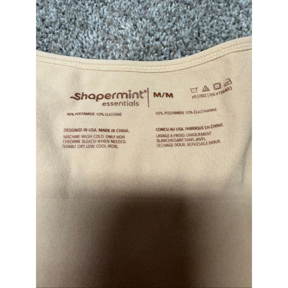 Shapermint essentials all day every day, scoop neck, mid thigh, bodysuit size M - Picture 6 of 10
